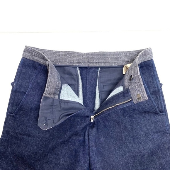 WOOYOUNGMI Denim Shorts in Dark Indigo Blue - Picture 7 of 8